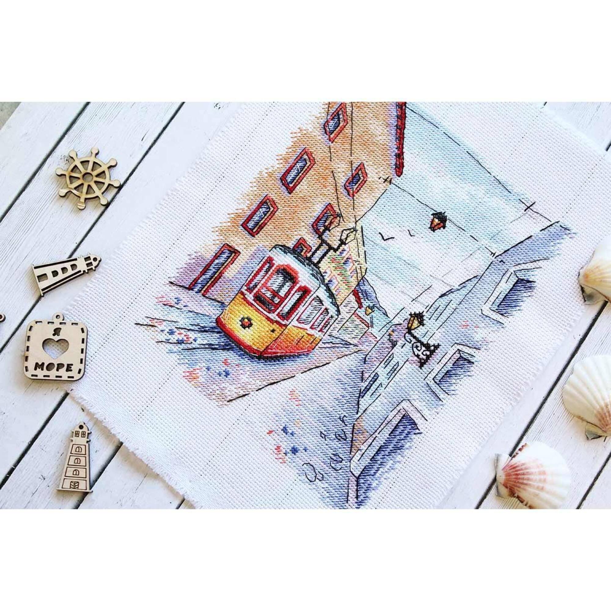 MP Studia South Street Cross Stitch Kit